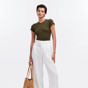 NWT Madewell size S Drapey Rip Tee